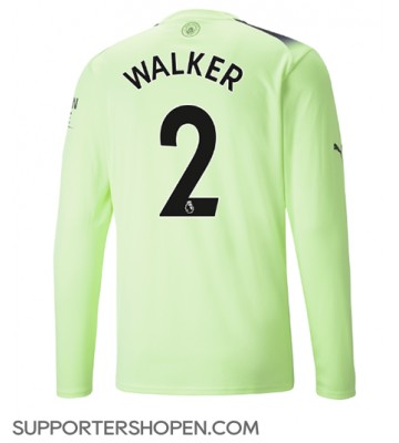 Manchester City Kyle Walker #2 Tredje Matchtröja 2022-23 Långärmad